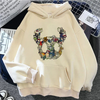 Korea Hoddies Graphic Pullover