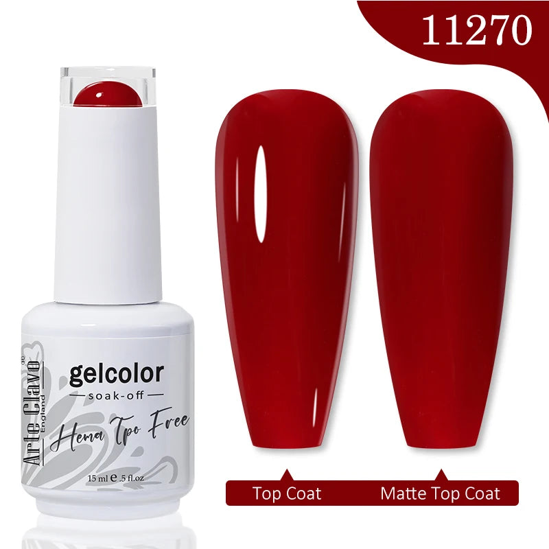 Red Brown Color Gel Nail Polish