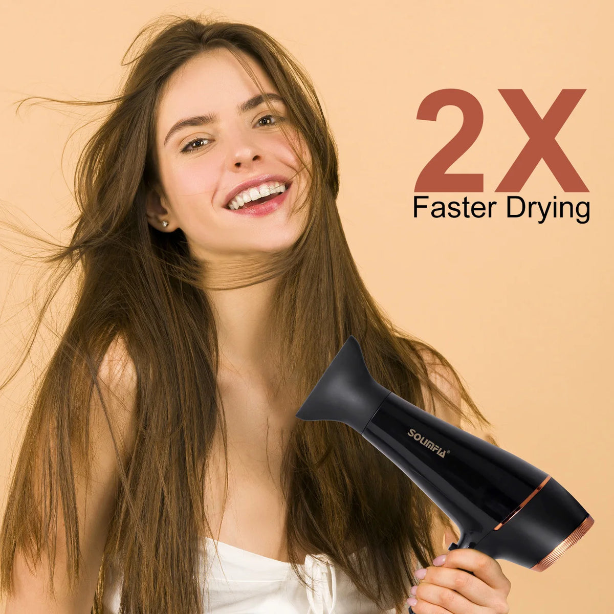 6-Level Professional Hair Dryer Salon Industrial Grade Quick Drying High Temperature Hair