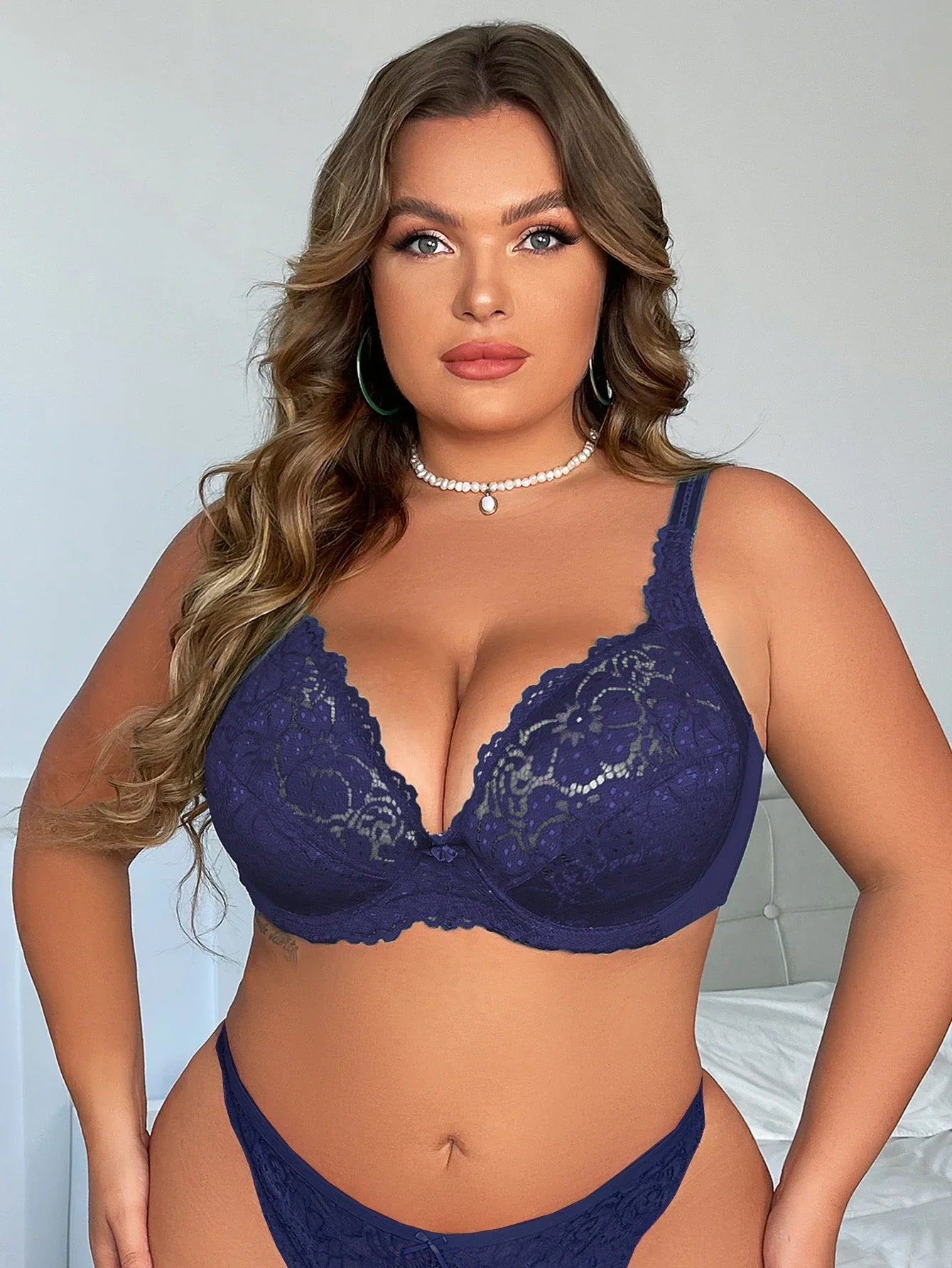Plus Size Sexy Lace Underwear Bra
