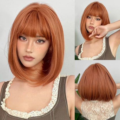 Short Layered Synthetic Wig