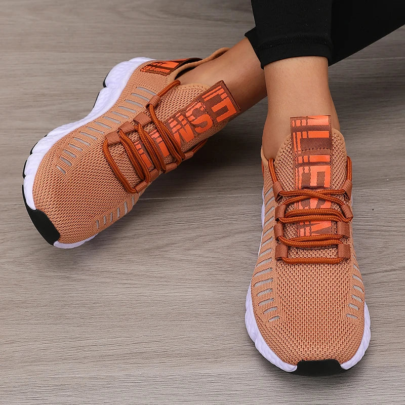 Sports Mesh Lightweight Soft Walking Sneakers