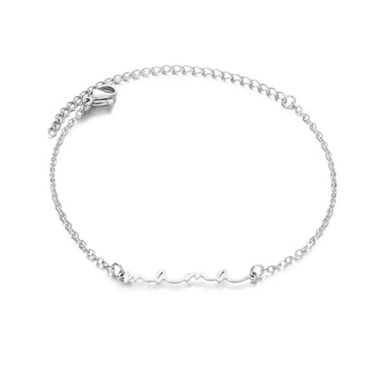 Stainless Steel Round Snake Chain Bracelets
