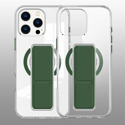 Luxury Folding Wristband Stand Magnetic Phone Case For iPhone Protective Back Cover