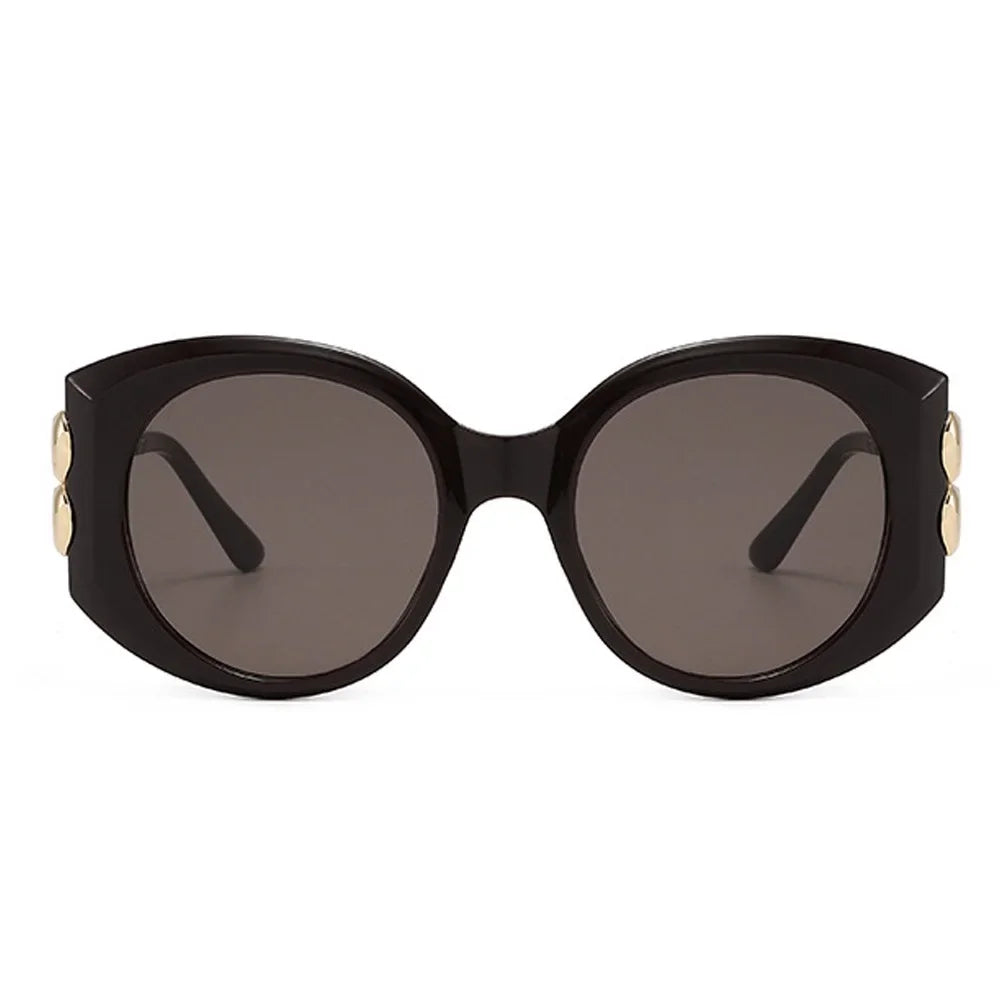 Vintage Oversize Square Hollow Cat Eye Sunglasses