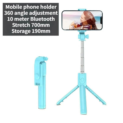 Expandable 3-in-1 Selfie Stick Tripod With Detachable BT Wireless Remote