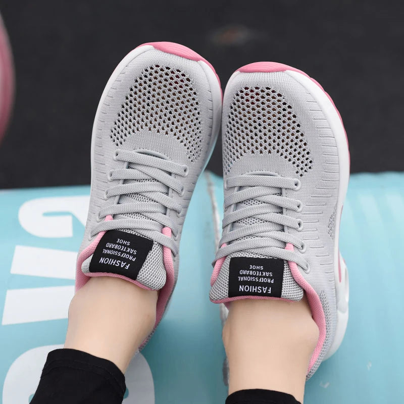 Lightweight Knitted Casual Flats Sneakers