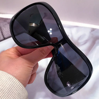 Oversized Y2K square shield sexy Sunglasses