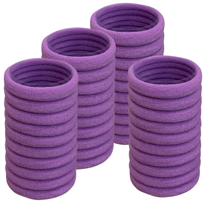 50PCS/Set Cotton Elastic Hair Ties