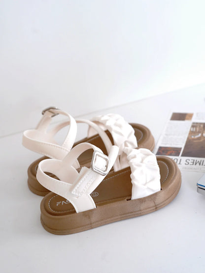Breathable bow decoration suitable for indoor anti-slip, cartoon Sandals