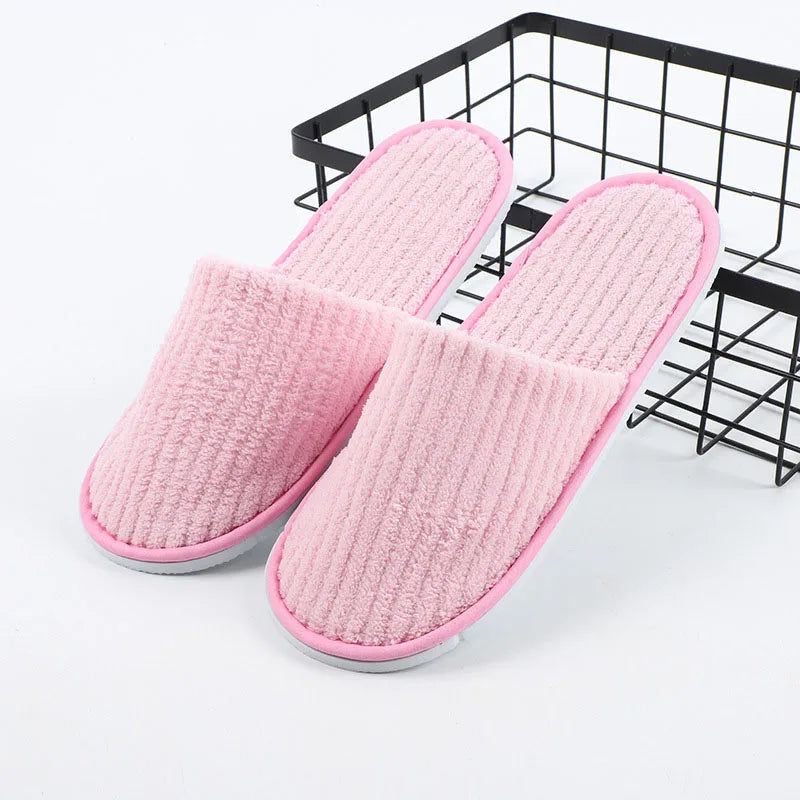 Non-slip Travel Hotel Indoor Guest High Quality Disposable Slippers