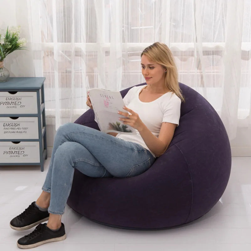 Inflatable Lazy Sofa Folding Portable Lounge Chair