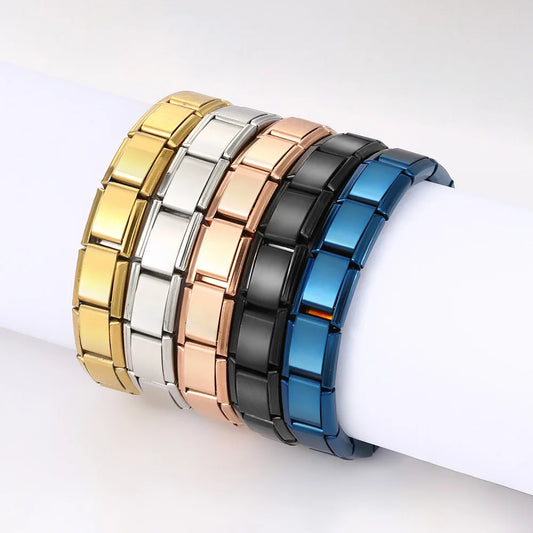 Square Italy Stainless Steel Bracelets
