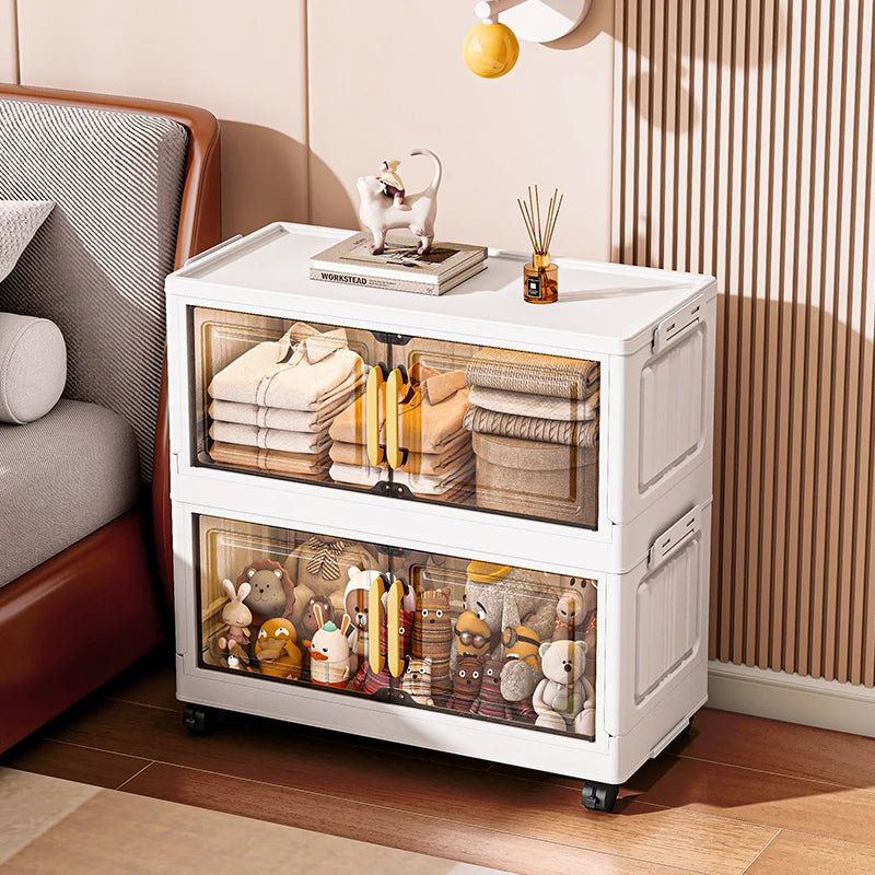 Double-door living room storage cabinet