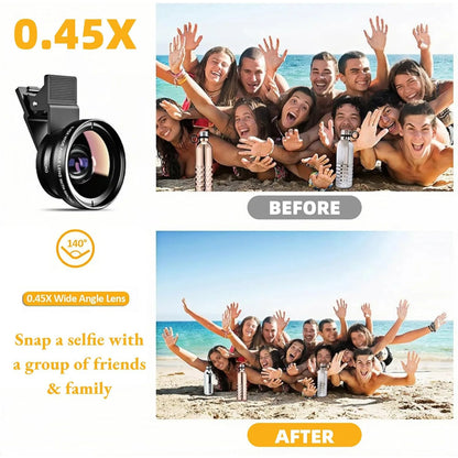 2in1 Phone Camera Lens Kit 12.5X Macro Lens
