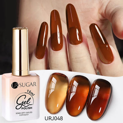 SUGAR Jelly Milky White Translucent Gel Polish