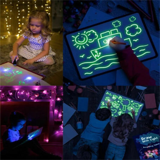 Luminous Magic Drawing Board Light In Dark Toys