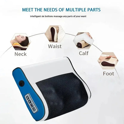 Multi Functional Neck and Shoulder Massager Multiple Adjustable Hot Compress Massage
