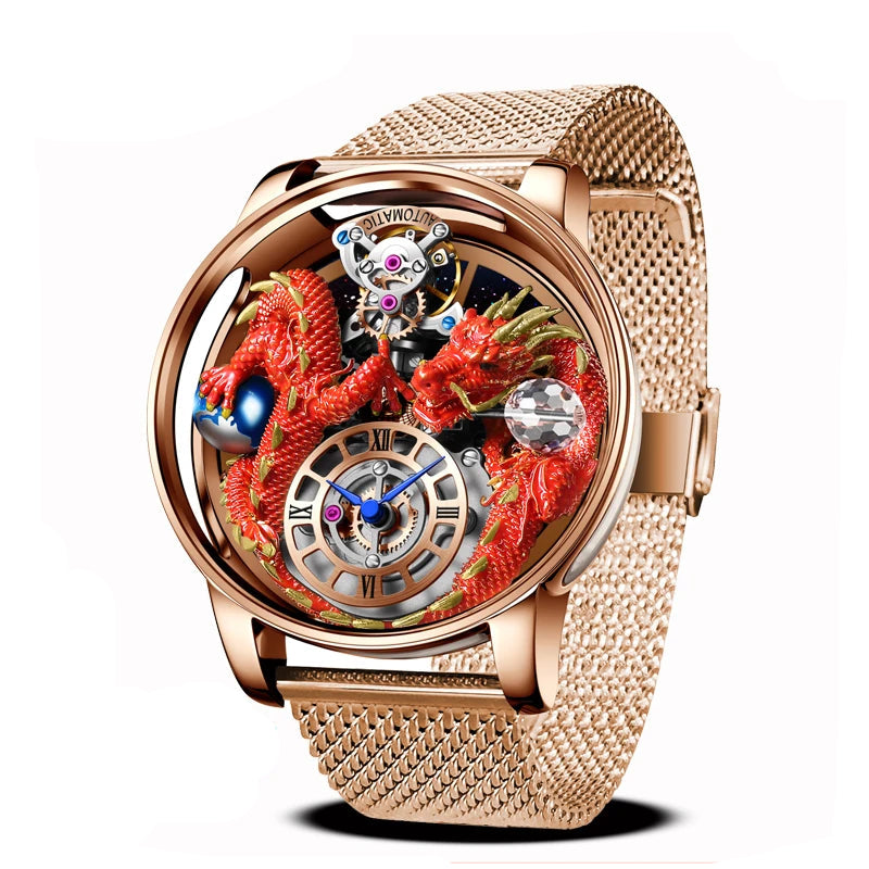 Diamond Tourbillion Top Brand Luxury Astronomia Quartz waterproof Watch