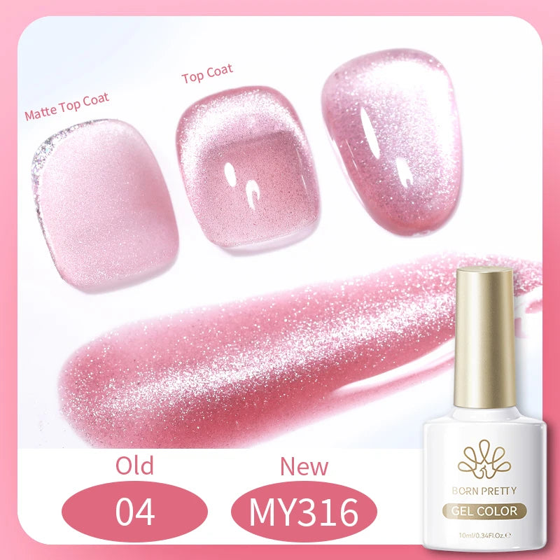 Dark Red Cat Magnetic Gel Nail Polish