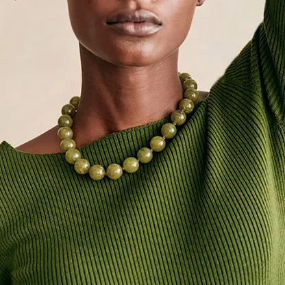 Bohemian Style Handmade Beaded Necklace Jewelry