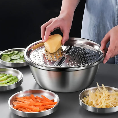 3PCS/1Set Vegetable Slicer Stainless Steel Slicer