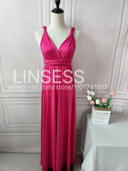 Rust Bridesmaid Dress Infinity Multiway Maxi Bridesmaid Dress