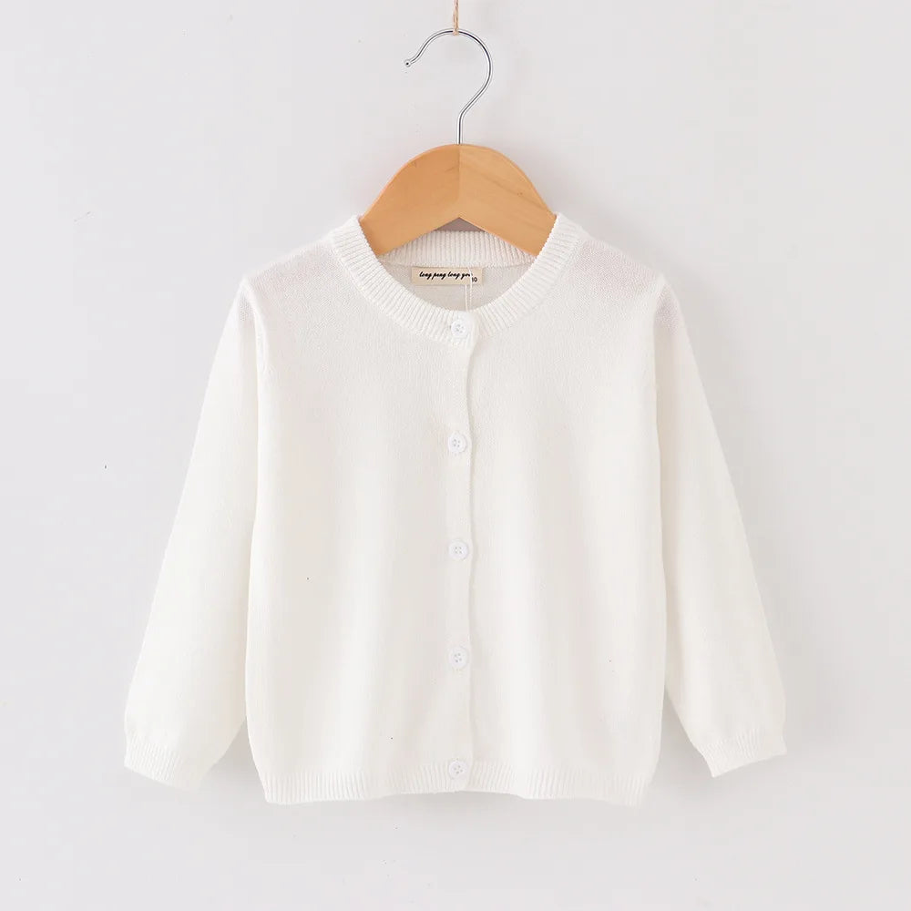 Spring Autumn Toddler Knit Cardigan Baby Soft Knitted Sweater Coat