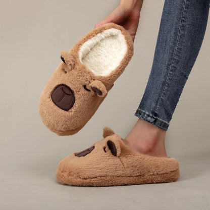 Furry Home Soft Soles Furry Slippers