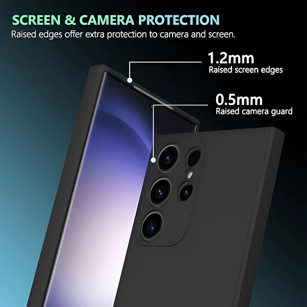 DIY Photo Customized Black Frosted Case For Samsung Galaxy Ultra Plus Silicone Soft Back Cover