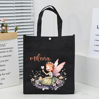 Kids Library Tote Bags Homeschool Cute Custom for Kids