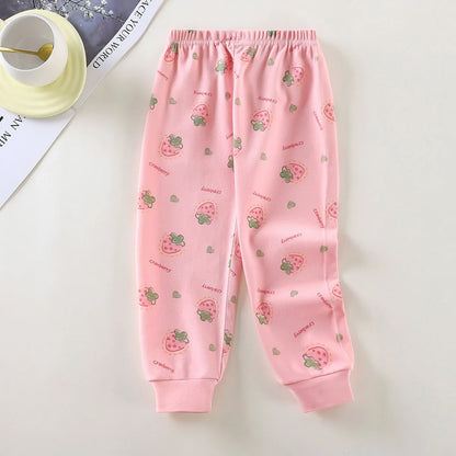 Cotton Sleepwear Spring Autumn Winter Cartoon Bottoms Pajamas