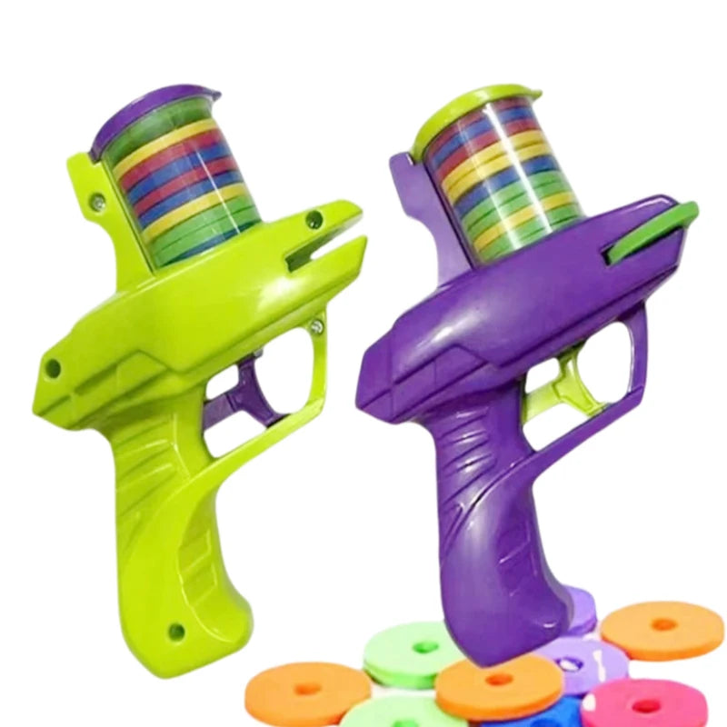 Foam Disc Launcher Flying Disc Handheld Shooter