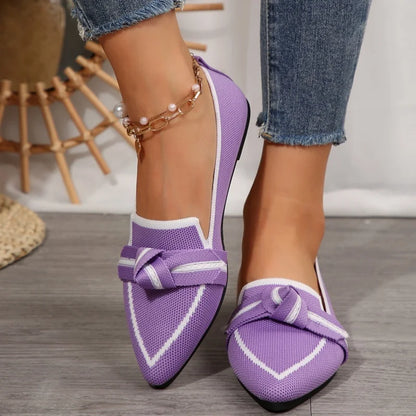 Loafers Ballet Flats Pointed Toe Barefoot Butterfly Shoes