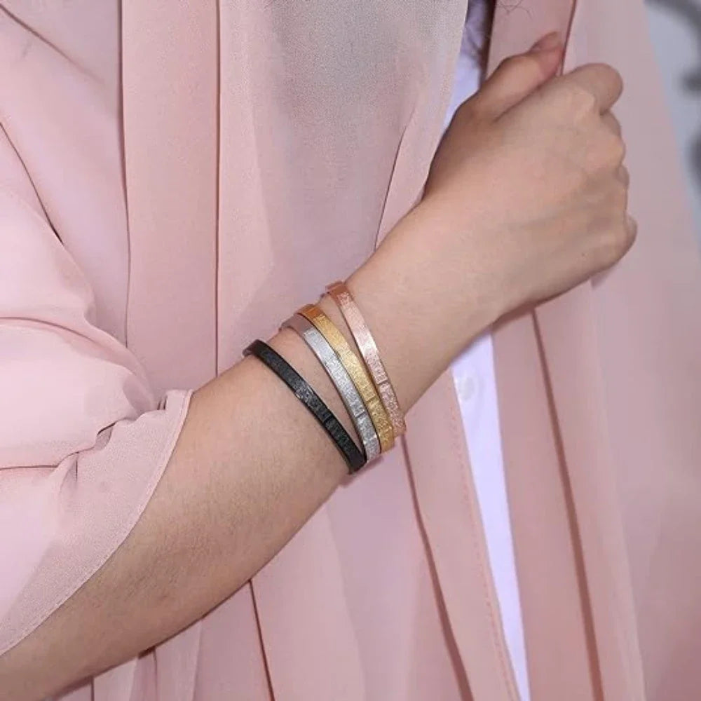 DANA Stainless Steel Cuff Islamic Arabic Bracelet