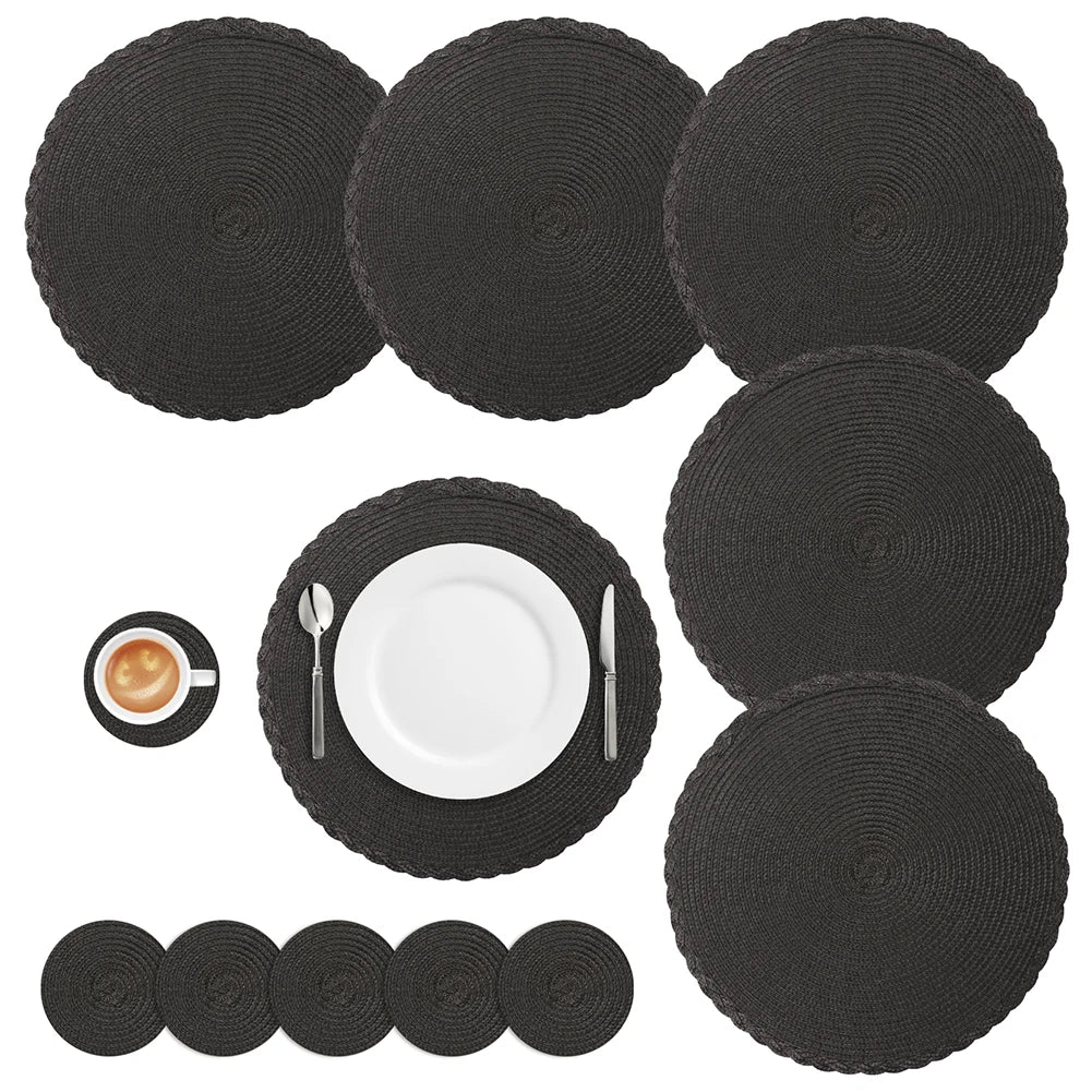 Dining Table 34cm Woven Heat Resistant Place Mats