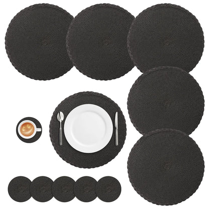 Dining Table 34cm Woven Heat Resistant Place Mats