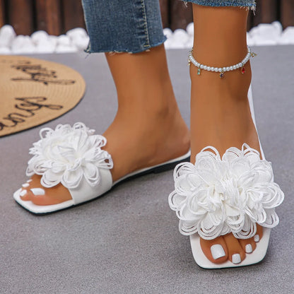 Flower Flat Slippers