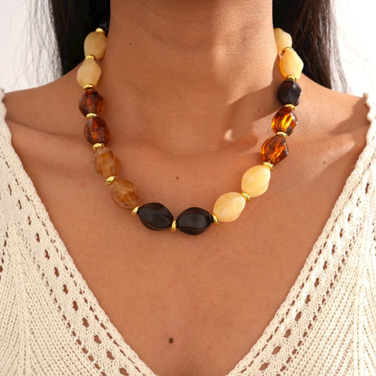 Bohemian Acrylic Choker Necklaces