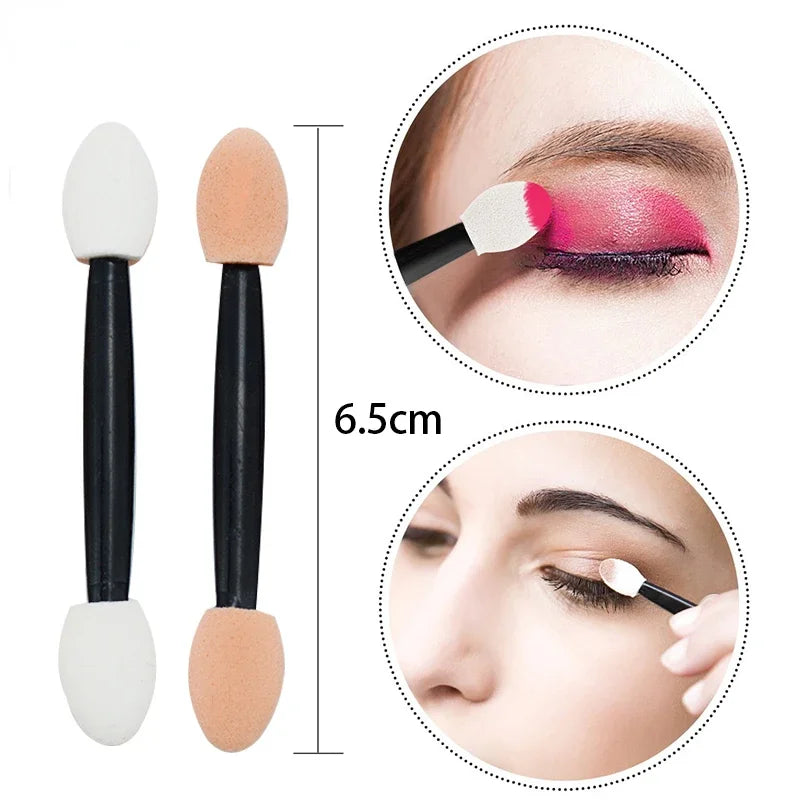100Pcs/ Bag Portable Eyeshadow Small Double Sponge