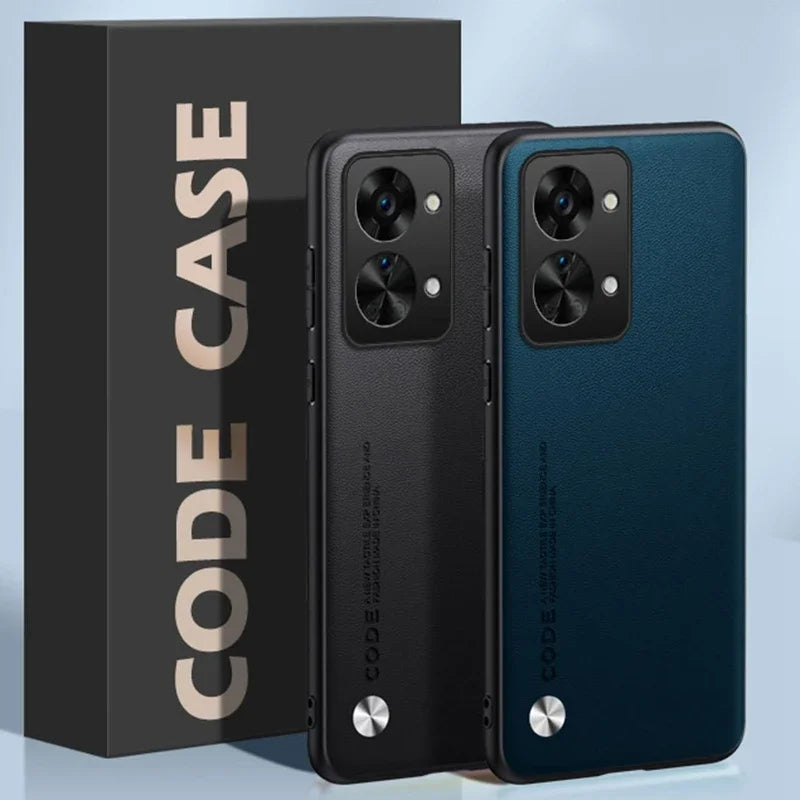 Matte Silicone Phone Case For OnePlus Nord 2T 5G Nord2T Luxury PU Leather Protection Case
