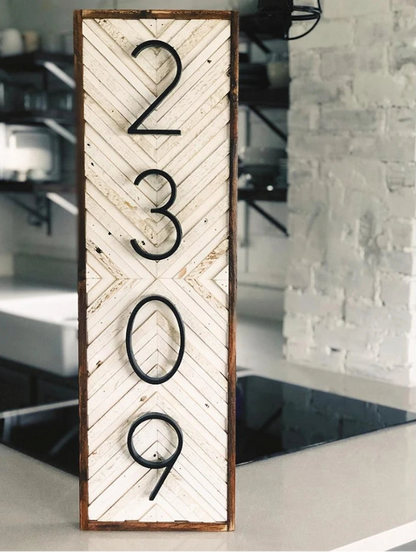 125mm Floating House Number Outdoor