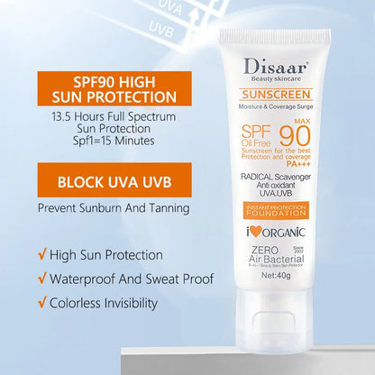 Facial Body Sunscreen Waterproof Skin Protective Cream