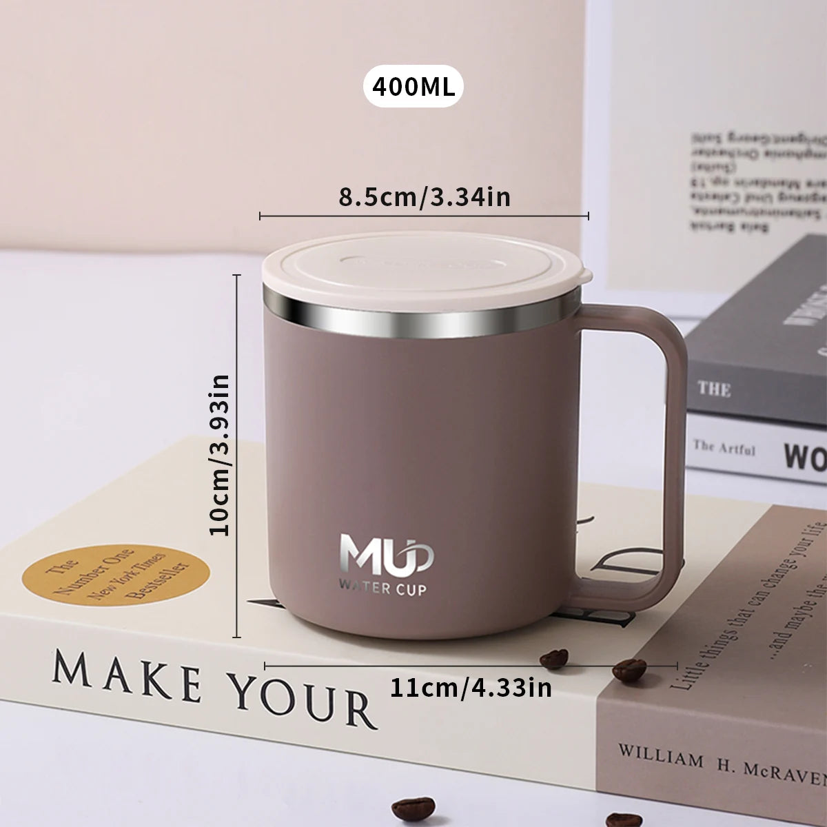 400ML Insulated Coffee Stainless Steel Coffee Cup Mug