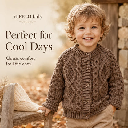 Autumn Knit Cardigan Long Sleeve Warm Thickened Jacket