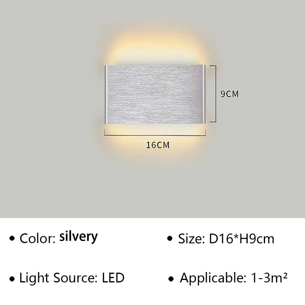 Modern LED Wall Lamp for Bedside Living Room Stairs Aisle