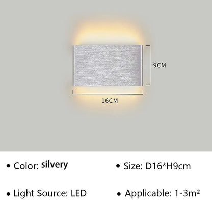 Modern LED Wall Lamp for Bedside Living Room Stairs Aisle