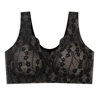 Mom Bra Large Size Front Buttons Bra