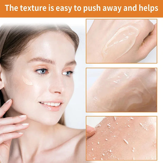 Gel exfoliante de naranja para la piel muerta del rostro