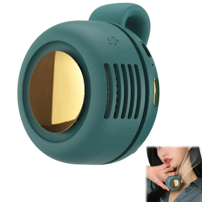 Portable Silent Fan Mini USB Rechargeable Bladeless Electric Clip-on Fan